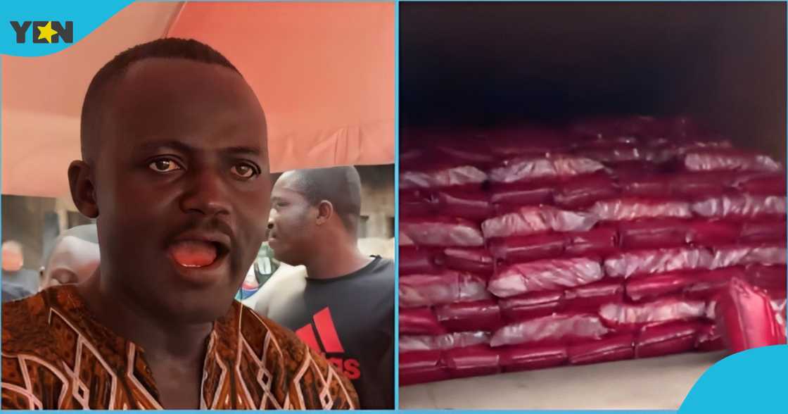 Mubarak Muntaka, Adum Pz Market, Traders, Bags Of Rice And Oil, Interior Minister Mubarak Muntaka, Adum Pz Market, Traders, Bags Of Rice And Oil, Interior Minister