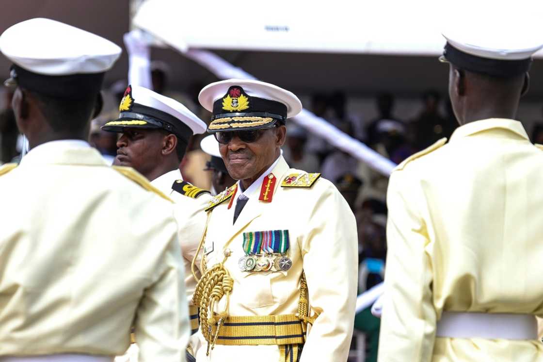 Outgoing Nigerian President Muhammadu Buhari Buhari described the project as 'a notable milestone' Outgoing Nigerian President Muhammadu Buhari Buhari described the project as 'a notable milestone'