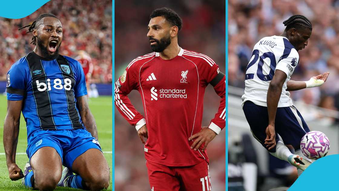Mohammed Kudus, Antoine Semenyo, Premier League, EPL Team of the Week, Mohamed Salah