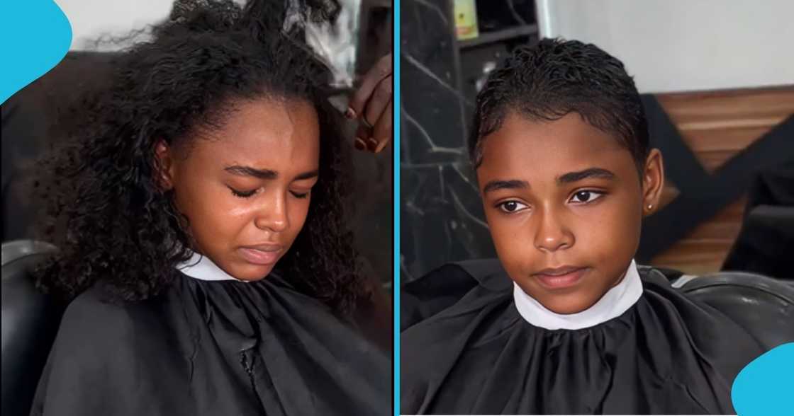 shs, first year, first-year student, ghanaian shs students, hair trimming, shs prep, yagshs, yaa asantewaa girls' school, shs student trim hair