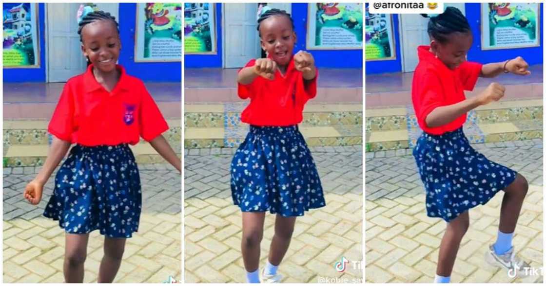 Photo of little girl dancing Photo of little girl dancing