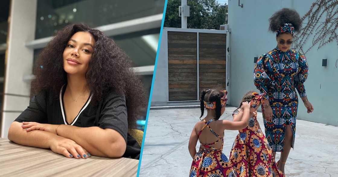 Nadia Buari and her daughters slay in African print outfits for Independence Day Nadia Buari and her daughters slay in African print outfits for Independence Day