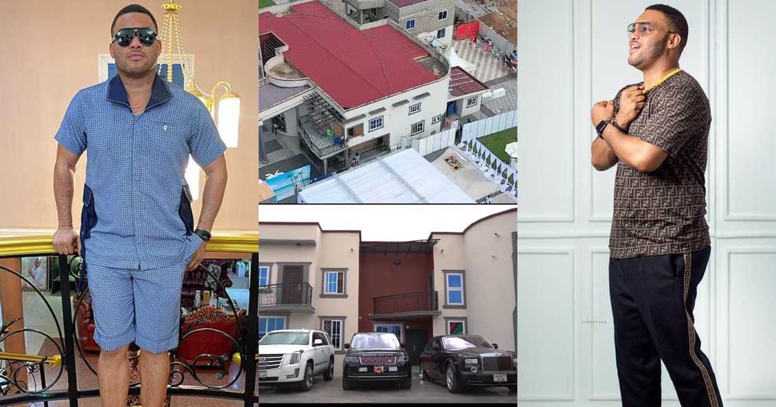 Kwadwo Safo: Kantanka CEO shows off expensive cars in his mansion (photo)