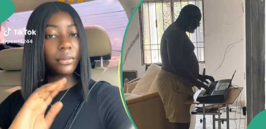 Lady shares video of dad who bought new keyboard Lady shares video of dad who bought new keyboard
