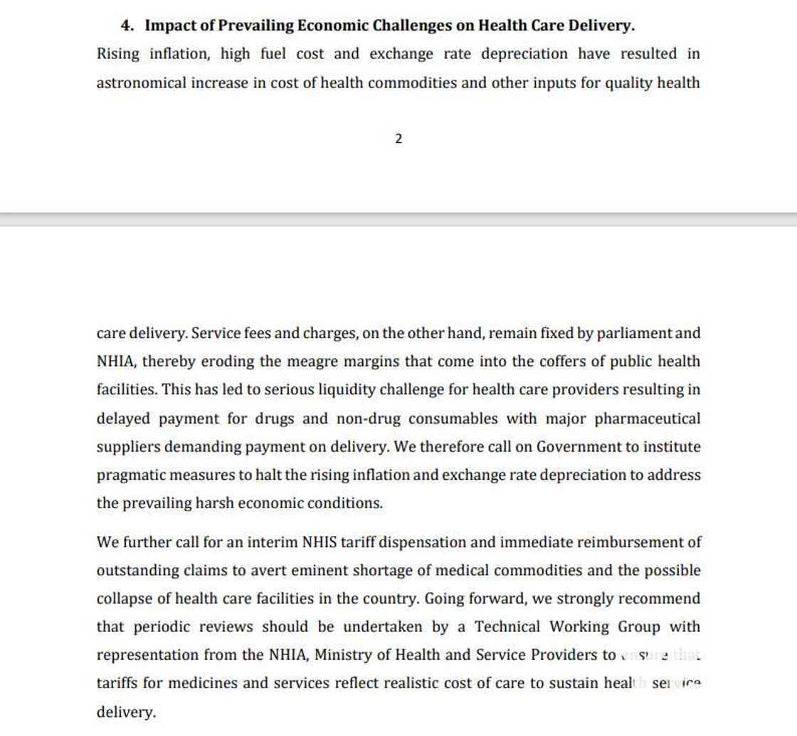 Health service administrators fear inflation and other economic challenges would affect effective health care delivery. Health service administrators fear inflation and other economic challenges would affect effective health care delivery.