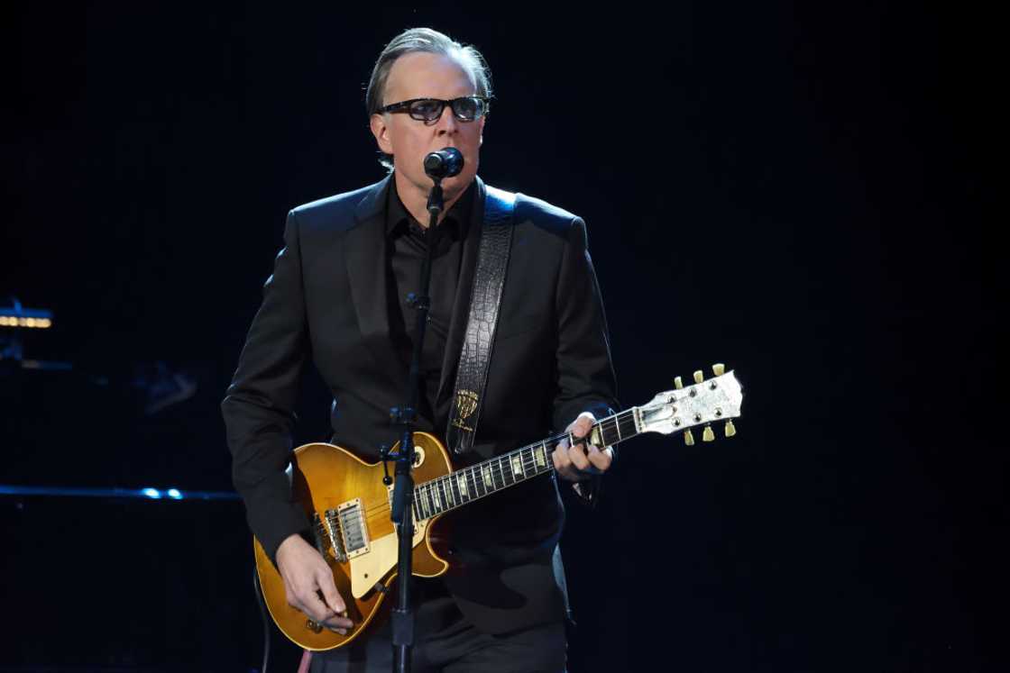 Joe Bonamassa performs onstage during the at Peacock Theater in Los Angeles, California. Joe Bonamassa performs onstage during the at Peacock Theater in Los Angeles, California.
