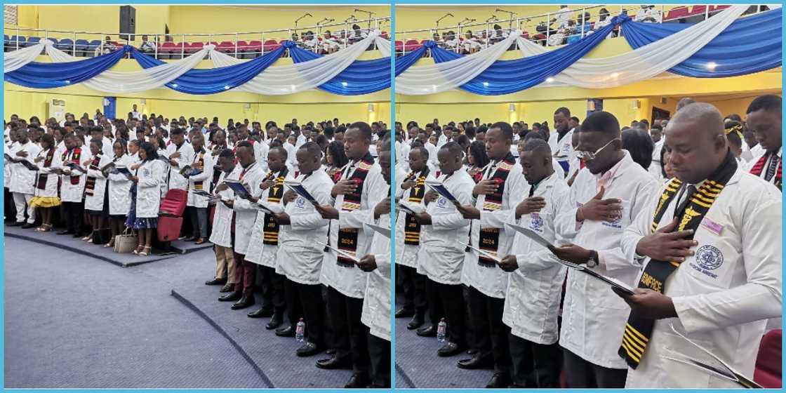 667 Physician Assistants are inducted into the Medical and Dental Council at the Accra International Conference Centre on August 29, 2024.