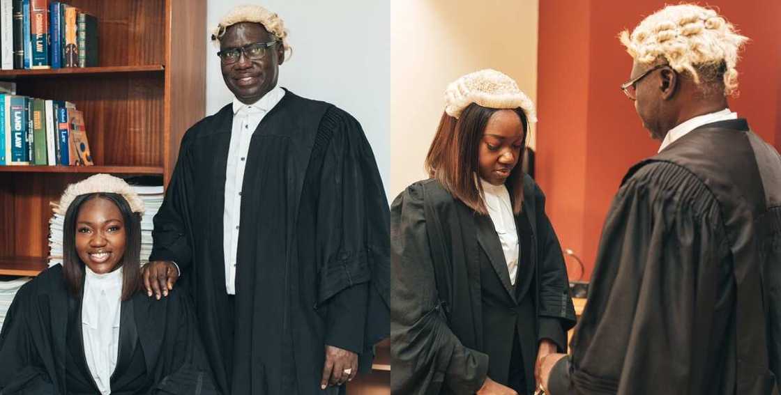 Ghanaian man and daughter both called to the bar