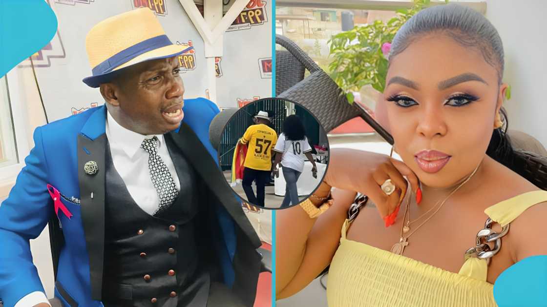 Afia Schwarzenegger, George Lutterodt, married public figures, undercover video, Black Stars tournament, Ghanaian media personality, relationship, checkpoint officer, Counsellor Lutterodt