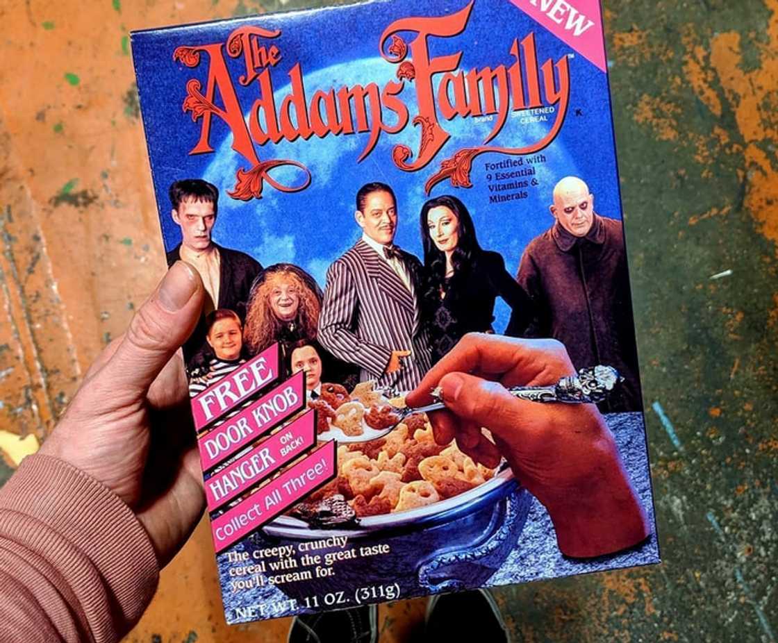 The Addams Family Cereal