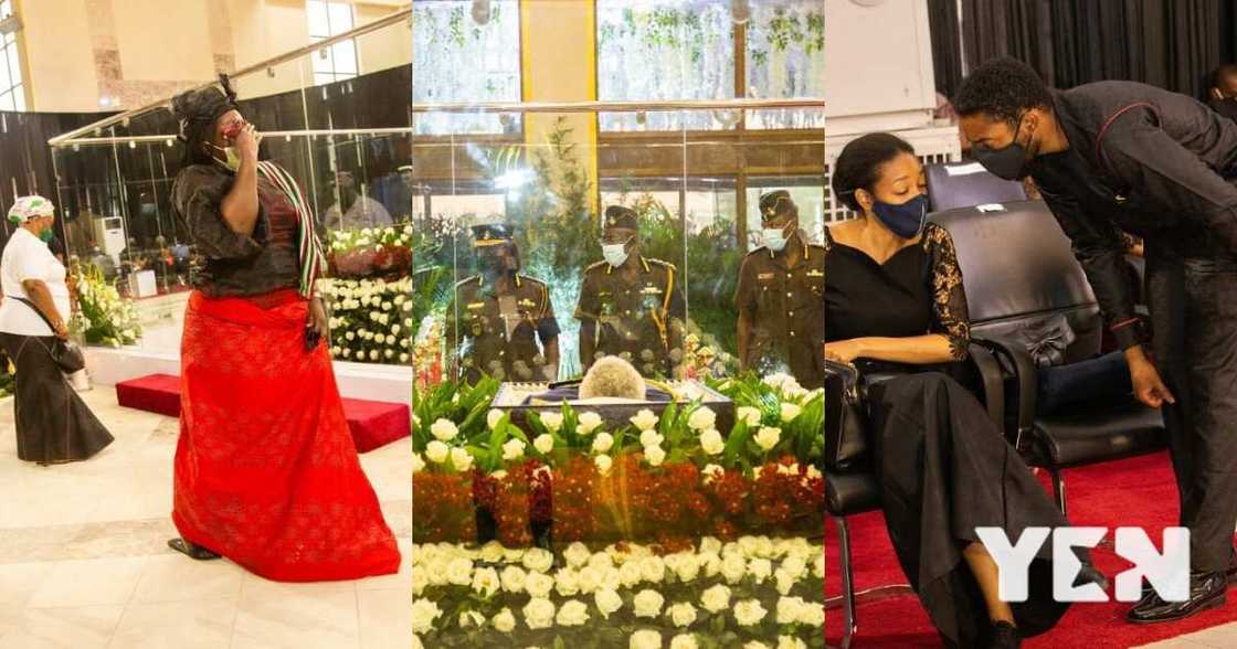 Rawlings's funeral: 25 sad photos from ongoing state event stirs emotions in Ghanaians