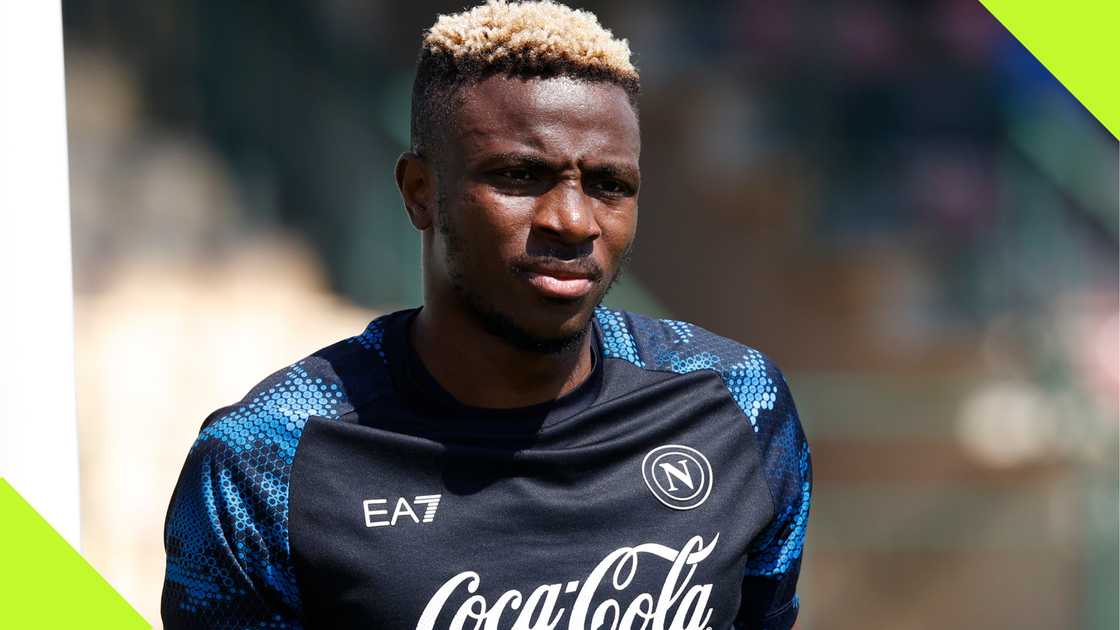 Victor Osimhen, Napoli, Italy, Serie A, training. Victor Osimhen, Napoli, Italy, Serie A, training.