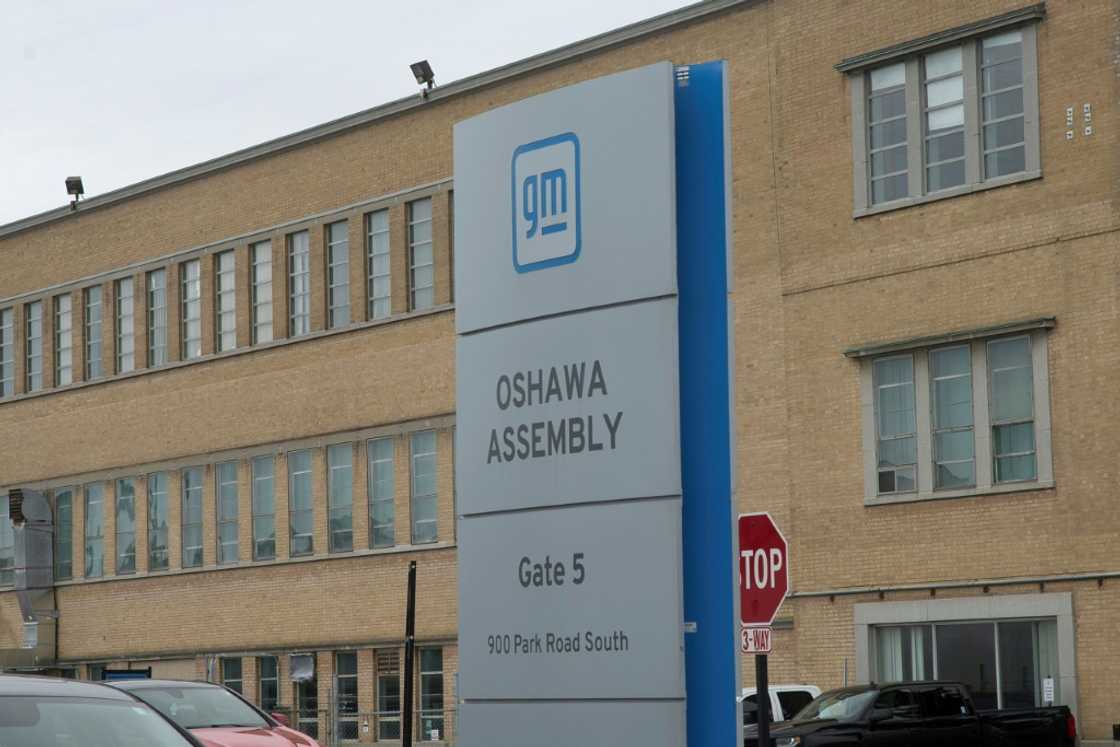 General Motors has reduced the number of shifts at this assembly plant in Oshawa, Canada General Motors has reduced the number of shifts at this assembly plant in Oshawa, Canada