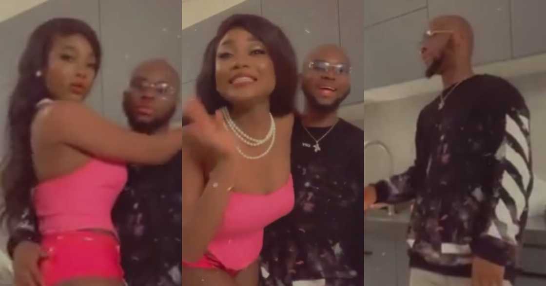 Efya flaunts her raw backside as she jams with King Promise to Slow Down in bedroom video