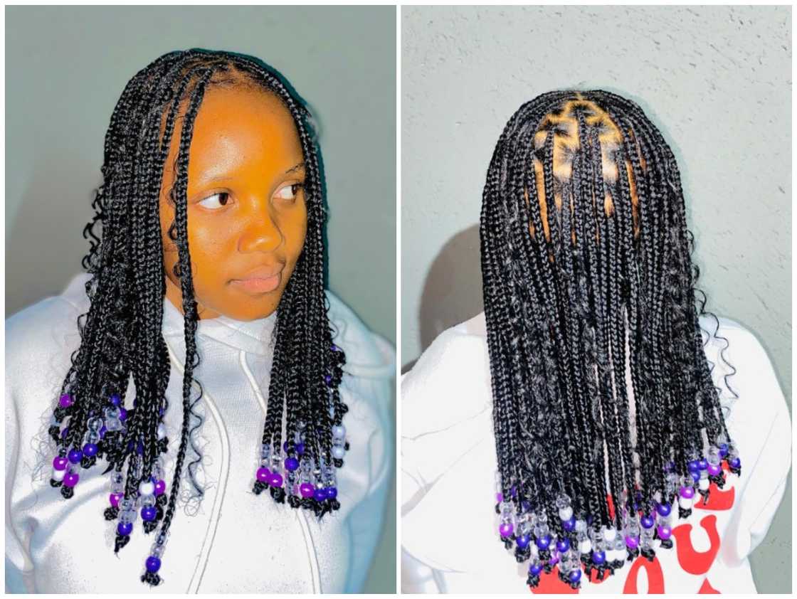 knotless braids with beads knotless braids with beads