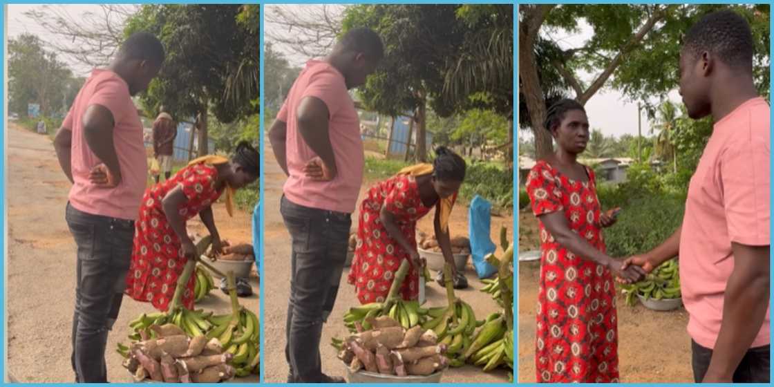 Zionfelix Buys Cassava Tubers And Plantain On Sale In Central Region Town For GH¢150 Zionfelix Buys Cassava Tubers And Plantain On Sale In Central Region Town For GH¢150