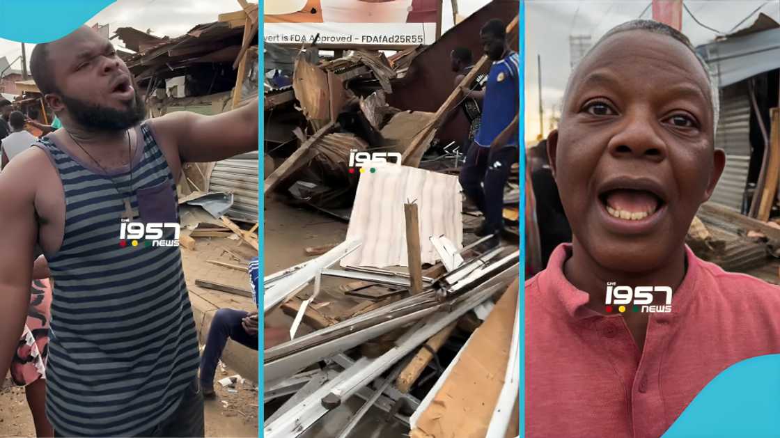Ashaiman demolition, Ashaiman Traffic Light, illegal structures, traffic congestion, street trading in Ashaiman, vehicle gridlock solutions, Ghana road safety concerns