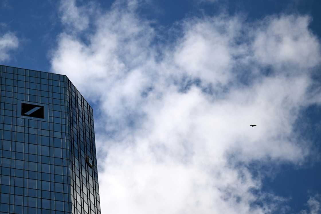 Deutsche Bank's headquarters in Frankfurt. Its asset manager DWS was fined for greenwashing Deutsche Bank's headquarters in Frankfurt. Its asset manager DWS was fined for greenwashing