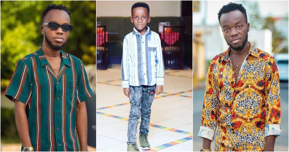 Akwaboah Jnr drops beautiful photo of his all-grown first son to mark his new age