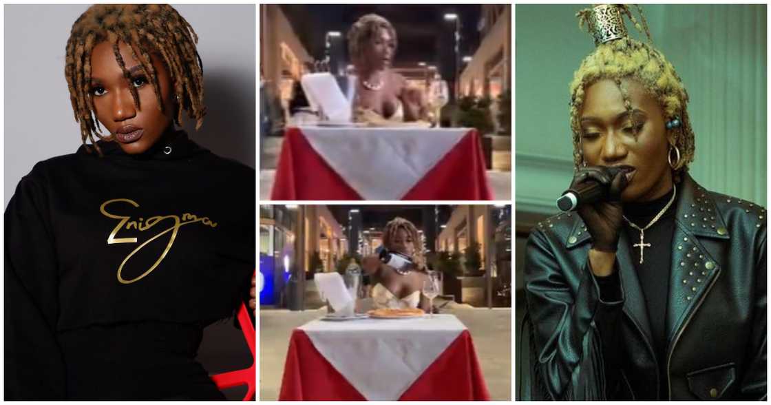 Wendy Shay Causes Stir as She Dines on the Street in Amsterdam Wendy Shay Causes Stir as She Dines on the Street in Amsterdam