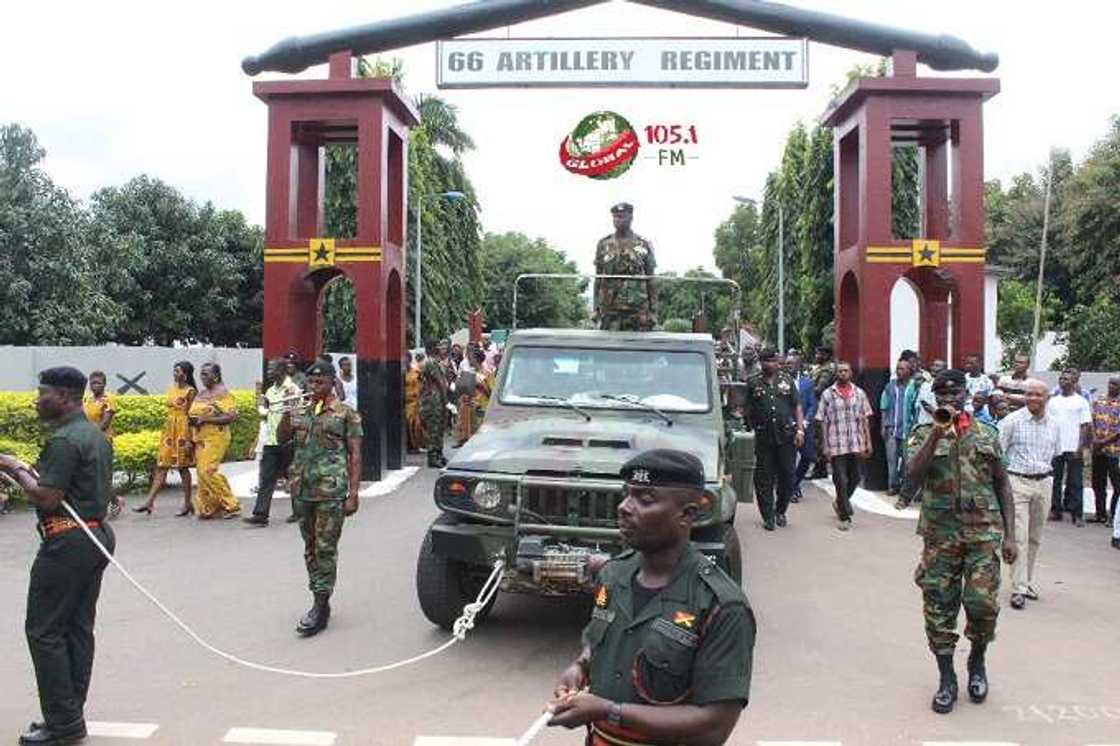 List of military barracks in Ghana