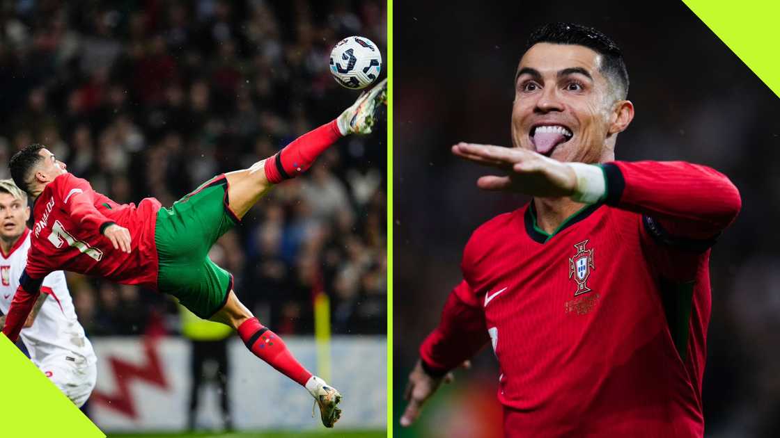 Fans Marvel at Ronaldo's Incredible Overhead Kick in Portugal's Win Over Poland Fans Marvel at Ronaldo's Incredible Overhead Kick in Portugal's Win Over Poland