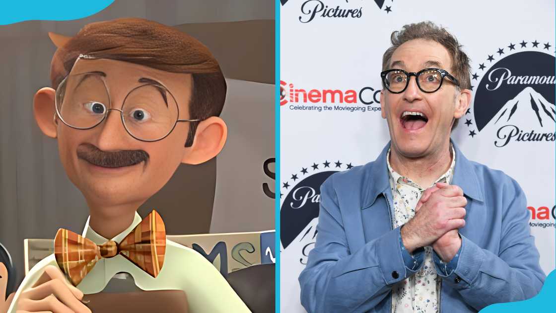 Mr. Willerstein (L) and his voice actor, Tom Kenny (R).