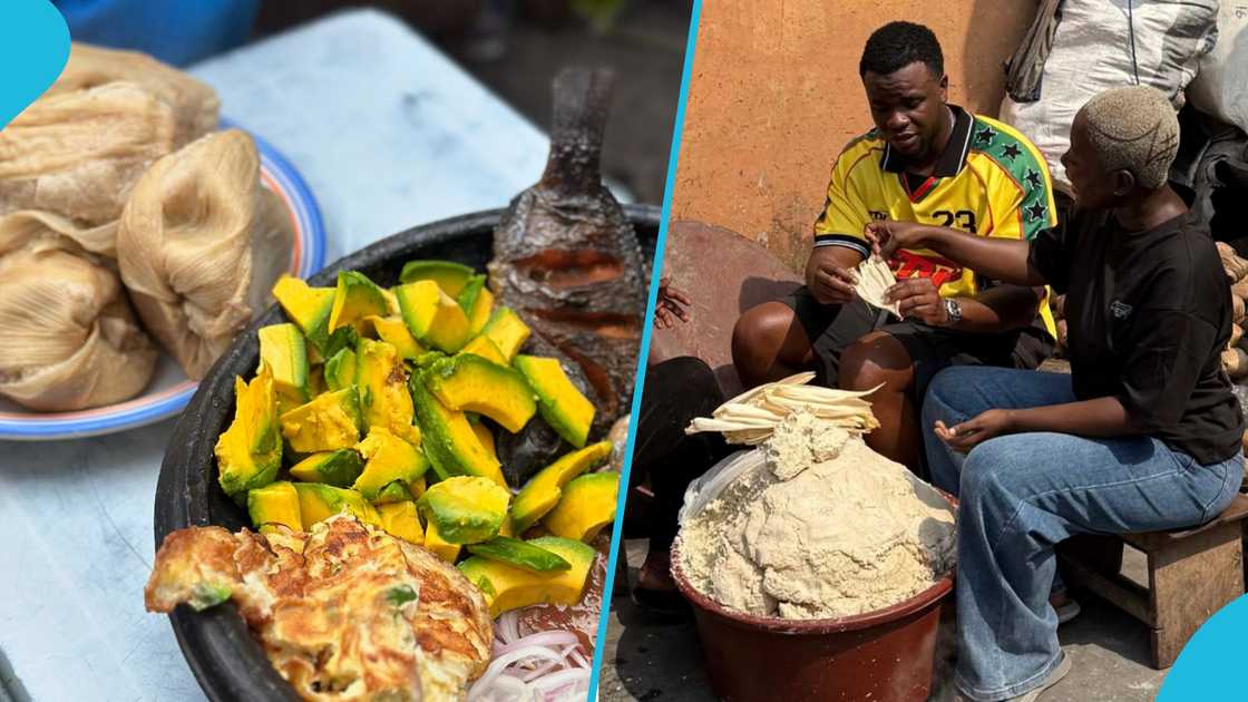 Michael Dapaah, Chef Abbys, Kenkey making, Ga Kenkey, Michael Dapaah in Ghana Michael Dapaah, Chef Abbys, Kenkey making, Ga Kenkey, Michael Dapaah in Ghana