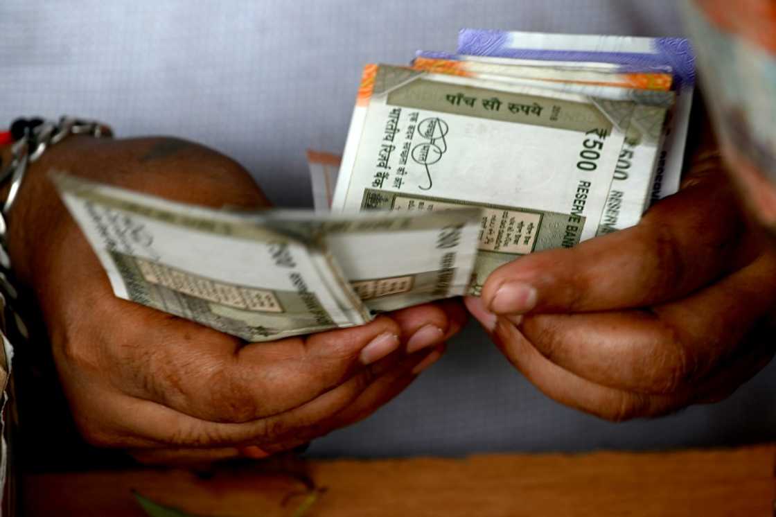 The rupee has been hammered against the dollar owing to vast capital outflows