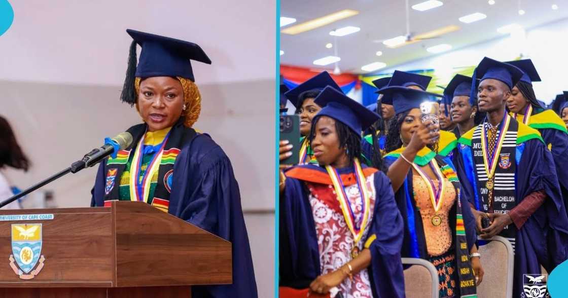 Khadijah Abu Seidu, UCC, graduation ceremony, valedictorian, nursing and midwifery, overall best-graduating student