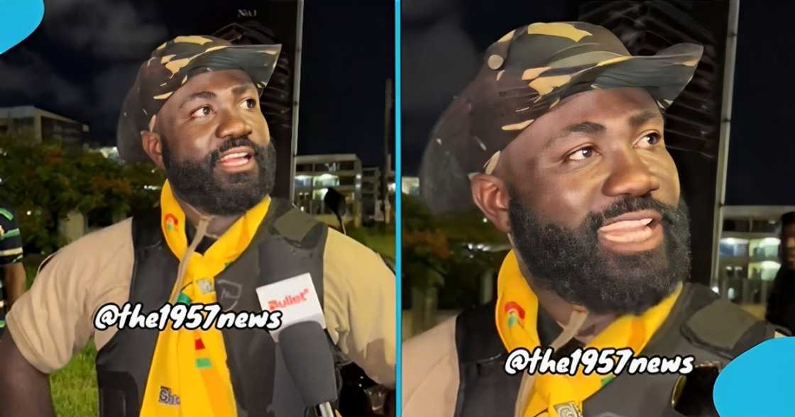 Okatakyie Afrifa-Mensah, stop galamsey demo, illegal mining, Jubilee House, seat of Government Okatakyie Afrifa-Mensah, stop galamsey demo, illegal mining, Jubilee House, seat of Government