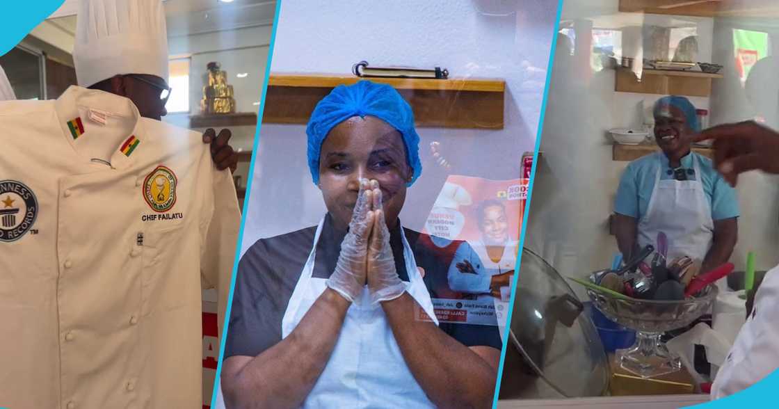 Chef Faila gifted a chef's jacket Chef Faila gifted a chef's jacket