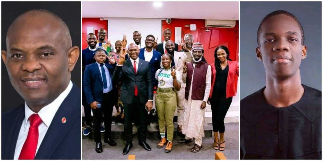 Reactions as 20-year-old FUTO student finally meets his role model Tony Elumelu after getting special invite Reactions as 20-year-old FUTO student finally meets his role model Tony Elumelu after getting special invite