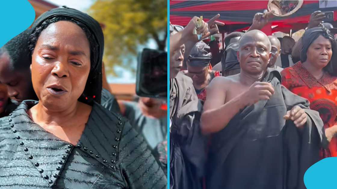 Daddy Lumba's sister, Ernestina Fosuh and Abusuapanin Kofi Owusu, Akosua Serwaa, Odo Broni, Daddy Lumba's funeral