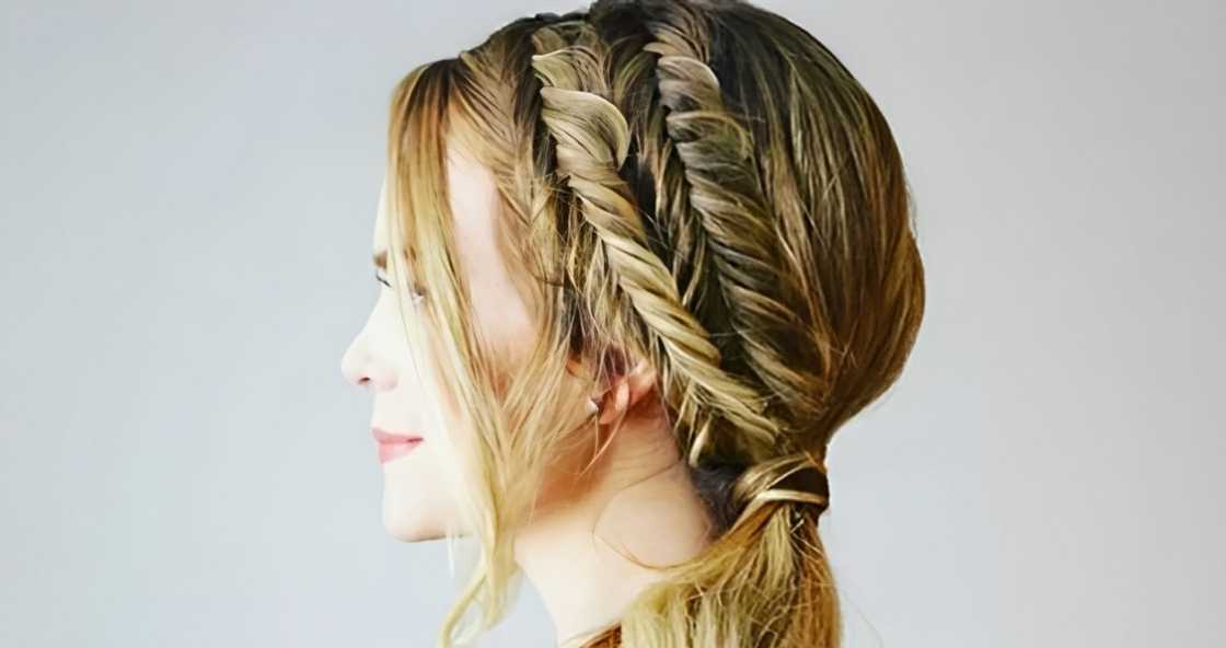 Side twists hairstyle Side twists hairstyle