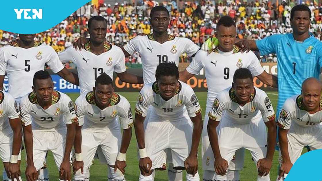 Ghana Black Stars main starting lineup at 2015 Africa Cup of Nations, with Razak Brimah as No.1 goalkeeper Ghana Black Stars main starting lineup at 2015 Africa Cup of Nations, with Razak Brimah as No.1 goalkeeper