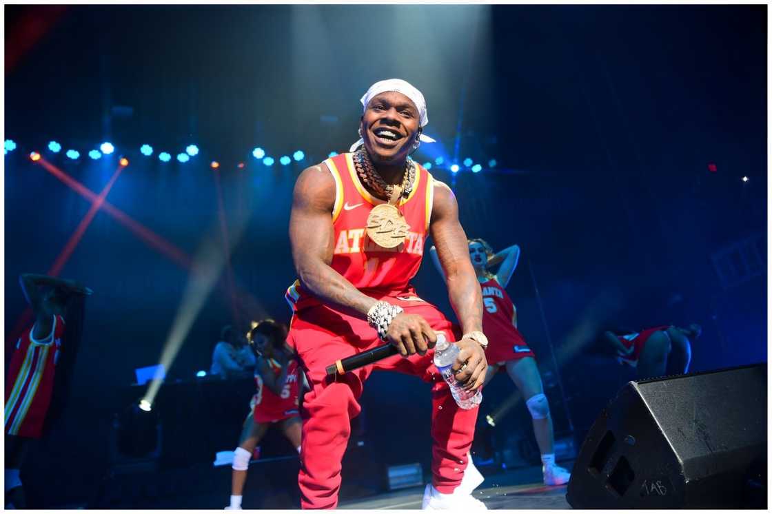 DaBaby performs onstage during his "Baby on Baby 2" tour