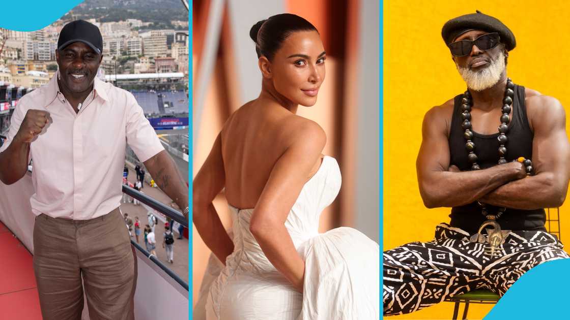 Idris Elba, Kim Kardashian, Reggie Rockstone, combat sports, boxing, ring, MMA, celebrities. Idris Elba, Kim Kardashian, Reggie Rockstone, combat sports, boxing, ring, MMA, celebrities.