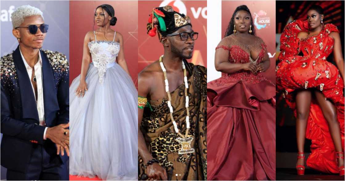 VGMA22: 10 photos of best dressed moments by Ghanaian celebrities on the red carpet
