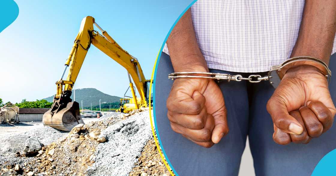 Ashanti Region Chief Arrested For Unauthorised Road Works In Asokwa Ashanti Region Chief Arrested For Unauthorised Road Works In Asokwa