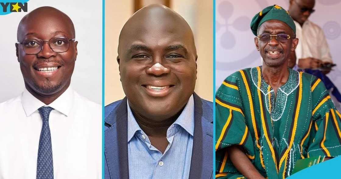 Finance Minister, Dr Cassiel Ato Forson, Chief of Staff, Julius Debrah, NDC Chairman, Johnson Asiedu Nketia, NDC flagbearer hopefuls, President John Mahama. Finance Minister, Dr Cassiel Ato Forson, Chief of Staff, Julius Debrah, NDC Chairman, Johnson Asiedu Nketia, NDC flagbearer hopefuls, President John Mahama.