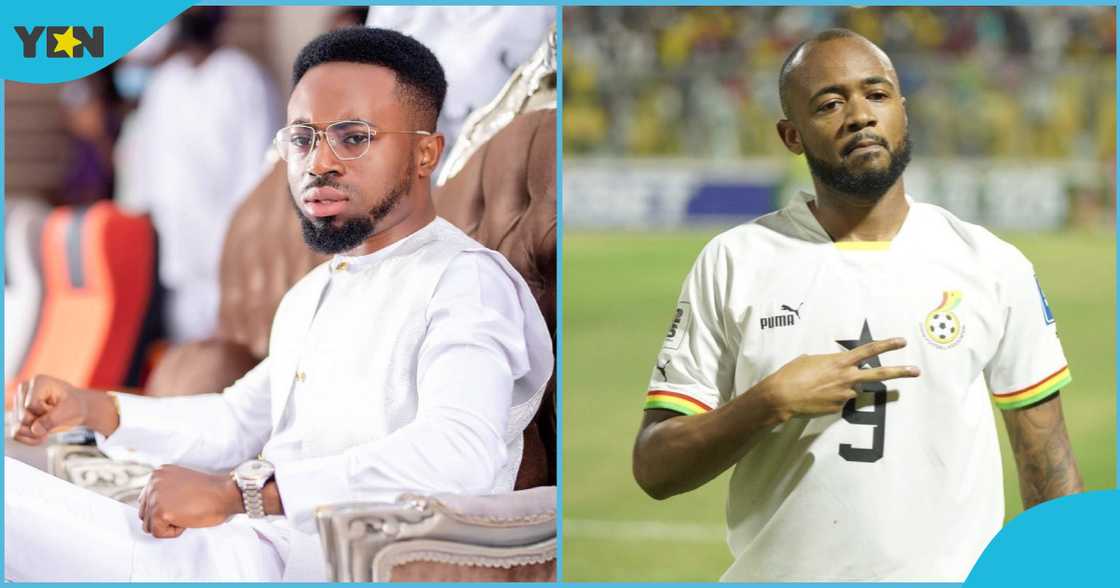 Photo of Fire Ogya and Jordan Ayew Photo of Fire Ogya and Jordan Ayew
