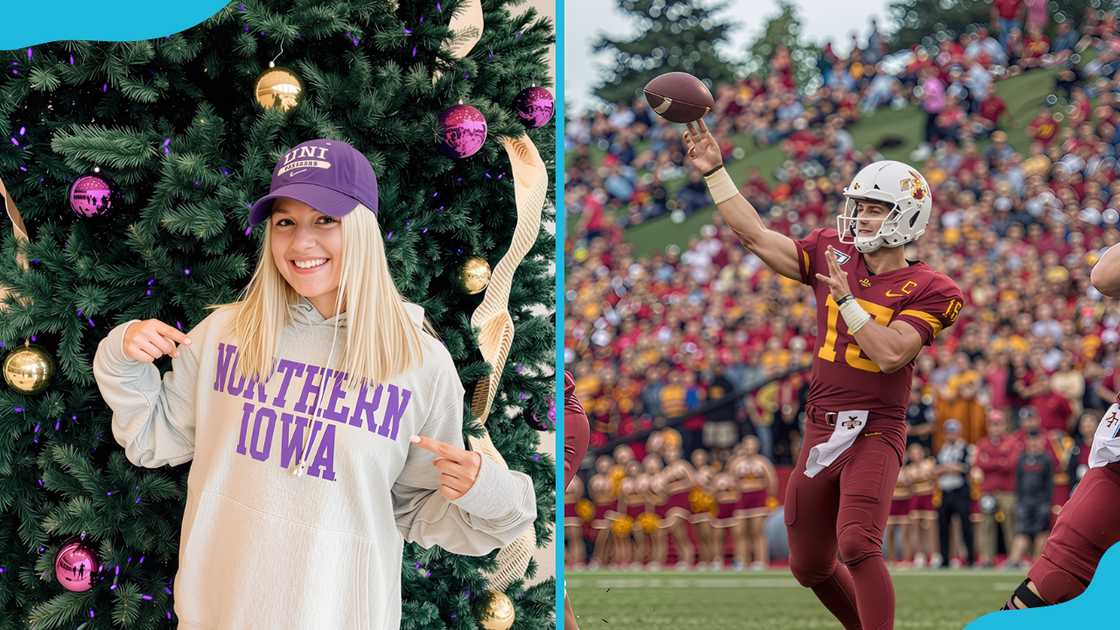 Jenna Brandt (L) and Brock Purdy (R) at Iowa State University. Jenna Brandt (L) and Brock Purdy (R) at Iowa State University.