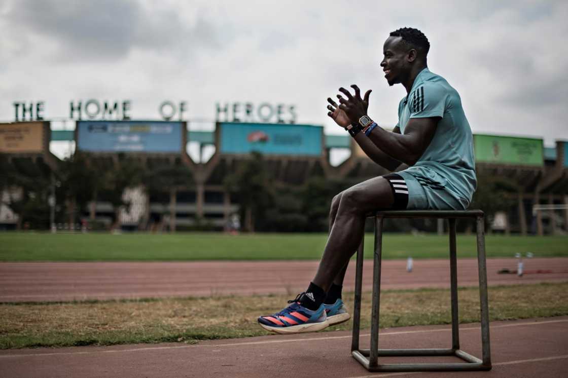 The 26-year-old turned to athletics six years ago after playing rugby sevens The 26-year-old turned to athletics six years ago after playing rugby sevens