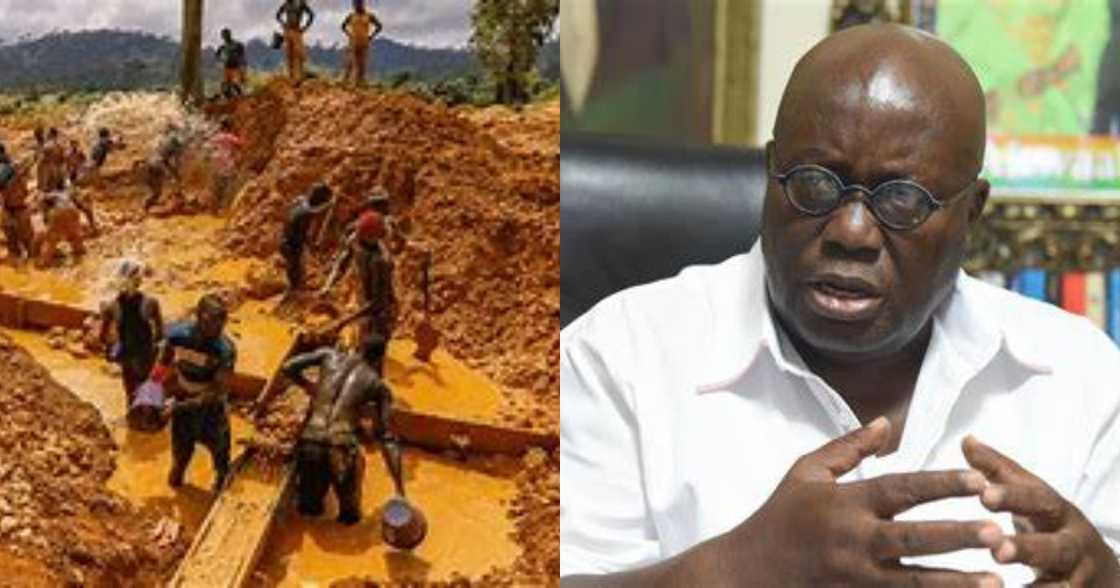 Akufo-Addo vows to tackle galamsey in his second term in office; gives timeline