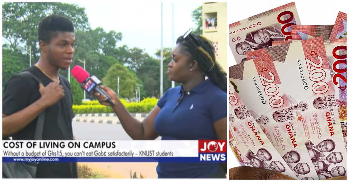 Ghanaian boy studying at KNUST reveals how much he spends in a day Ghanaian boy studying at KNUST reveals how much he spends in a day
