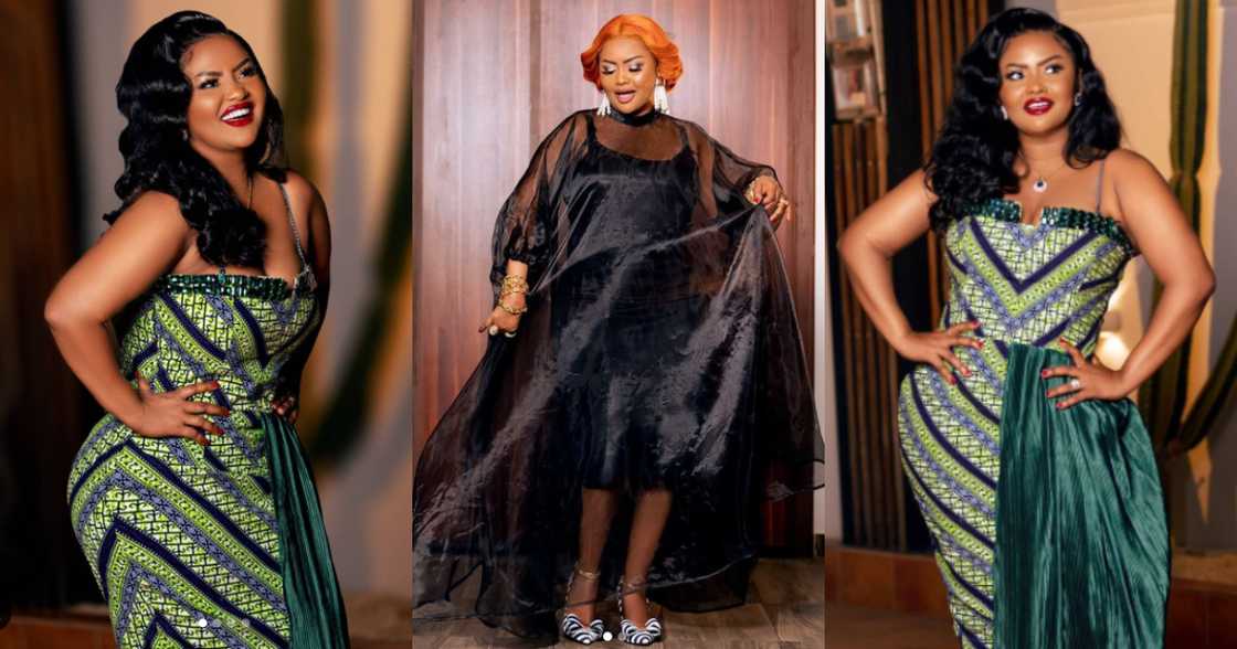 Nana Ama McBrown shares new photos in an African dress