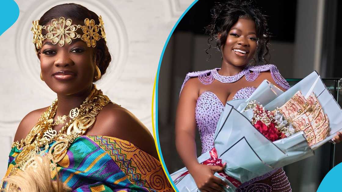 Asantewaa, Asantewaa and Hagar Brobbey, Asantewaa gifts plot of land, Asantewaa's friend welcomes baby, Ghanaian TikToker, Asantewaa's TikTok video Asantewaa, Asantewaa and Hagar Brobbey, Asantewaa gifts plot of land, Asantewaa's friend welcomes baby, Ghanaian TikToker, Asantewaa's TikTok video