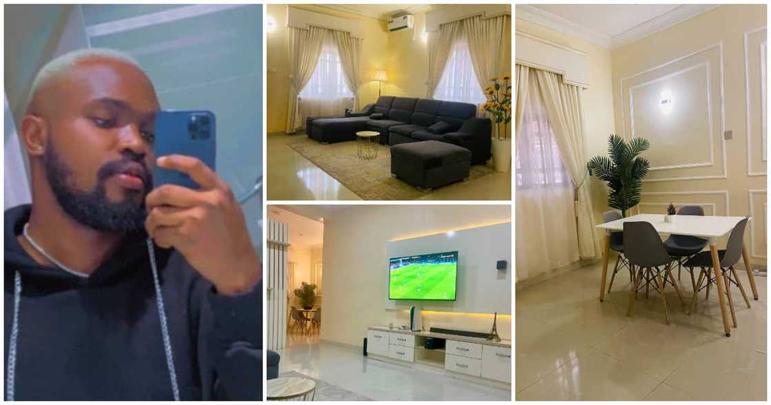 Living room, Nigerian man, did it myself, decorated himself Living room, Nigerian man, did it myself, decorated himself