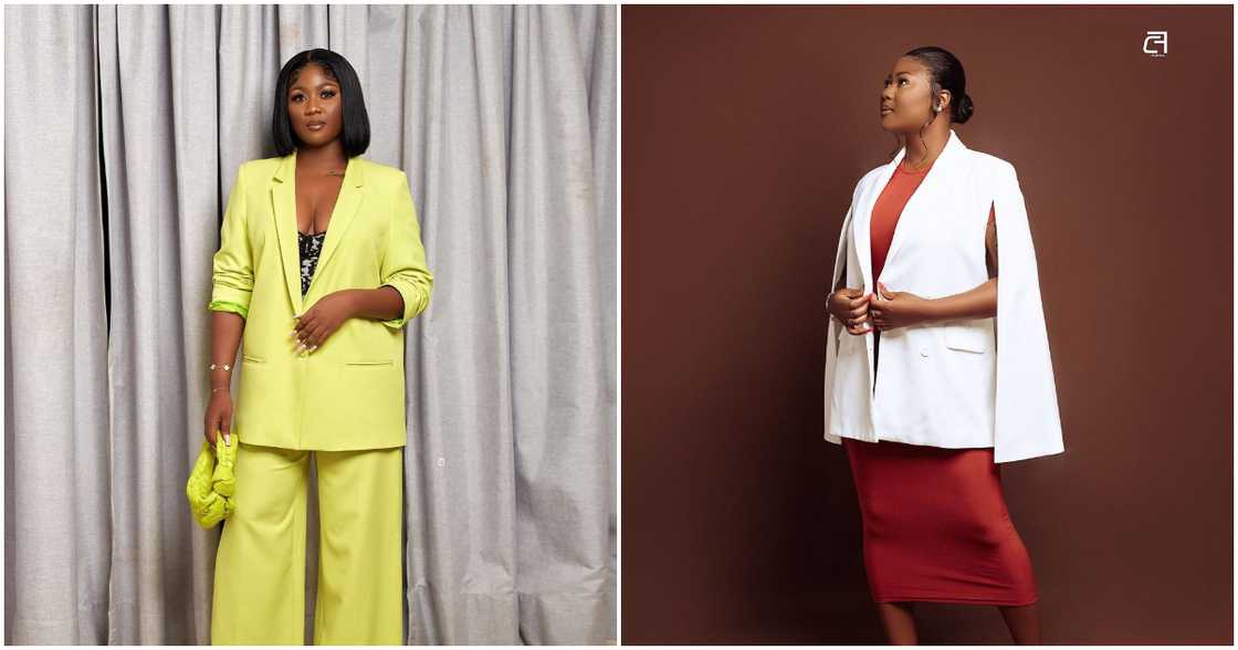 Salma Mumin Looks Breathtaking In Elegant Suit And GH₵ 26 500 Bottega Veneta Bag Salma Mumin Looks Breathtaking In Elegant Suit And GH₵ 26 500 Bottega Veneta Bag